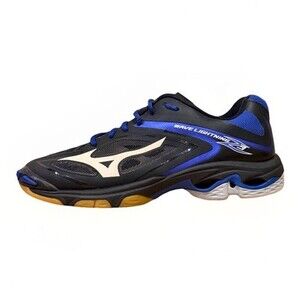 Mizuno Waive Lightning Z3 Volleyball Shoes Black Blue Women’s Size 9.5